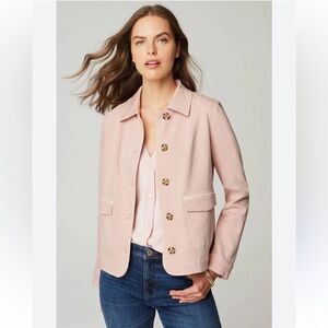 Sale! JJill Curved-Hem Denim Jacket M